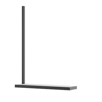 ICO Bath IL1001.MW - Shelf For Lyric Wall Mirror - Matte White