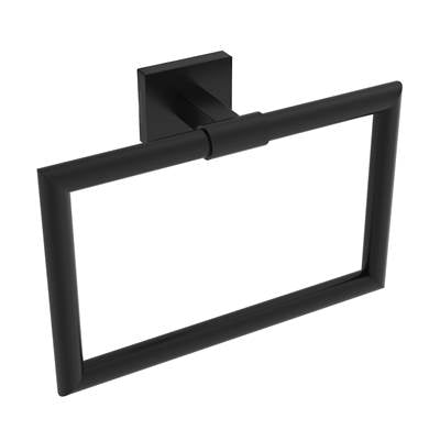ICO Bath V62325 - Crater Towel Ring - Matte Black