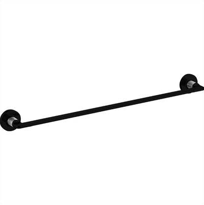 ICO Bath V69150.35 - Blaze 24'' Towel Bar - Chrome/Matte Black