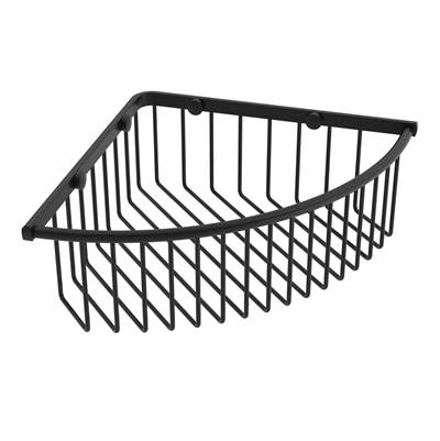 ICO Bath V93165 - Corner Shower Basket - Matte Black