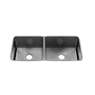 Home Refinements by Julien 003282 - Classic Sink Undermount, Double L15X16X8 R18X16X8