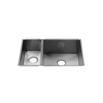 Home Refinements by Julien 003648 - Urbanedge Sink Undermount, Double L9X16X8 R18X16X10