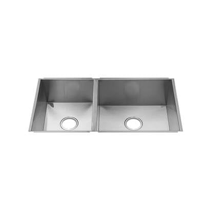 Home Refinements by Julien 003649 - Urbanedge Sink Undermount, Double L12X16X8 R18X16X10
