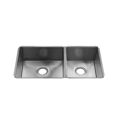 Home Refinements by Julien 003934 - J7 Sink Undermount, Double L18X16X8 R12X16X8
