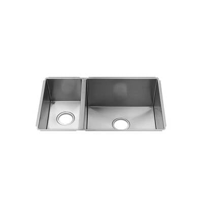 Home Refinements by Julien 003982 - J7 Sink Undermount, Double L9X16X8 R18X16X10