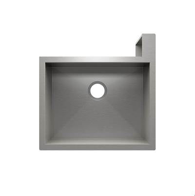 Home Refinements by Julien 005301 - Socialcorner Sink Undermount Flat Aprons Right Corner, Single 23X18X10