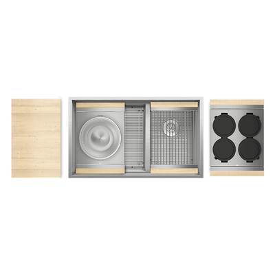 Home Refinements by Julien 005421 - Smartstation Sink Undermount, No Acc., Single 12X18X10