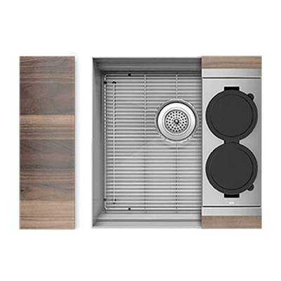 Home Refinements by Julien 005464 - Smartstation Sink Undermount, No Acc., Single 48X18X10
