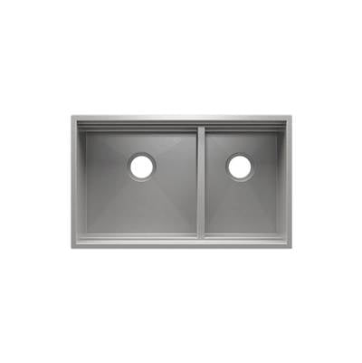 Home Refinements by Julien 005511 - Serving Board With Bowls (2) For 16In Sink, Walnut Handles, 6X17X3