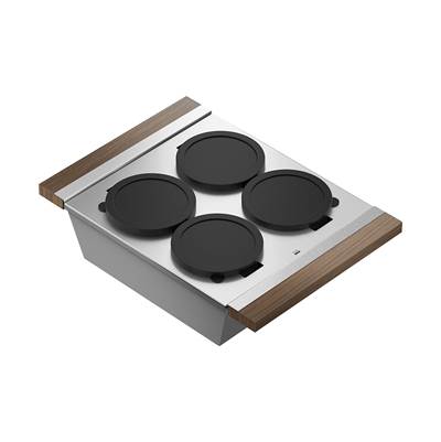 Home Refinements by Julien 225214 - Replacement 6In Handles, Walnut - 17In Accessory