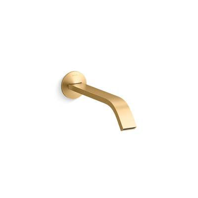 Kohler K-T23888-2MB - Components Wall-Mount Bathroom Sink Faucet Spout With Ribbon Design, 1.2 Gpm