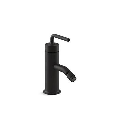 Kohler K-14434-4A-BL - Purist Horizontal Swivel Spray Aerator Bidet Faucet With Straight Lever Handle