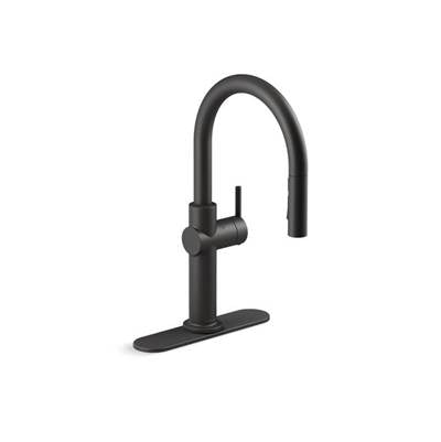 Kohler K-22974-BL - Crue Touchless Pull-Down Kitchen Sink Faucet With Three-Function Sprayhead