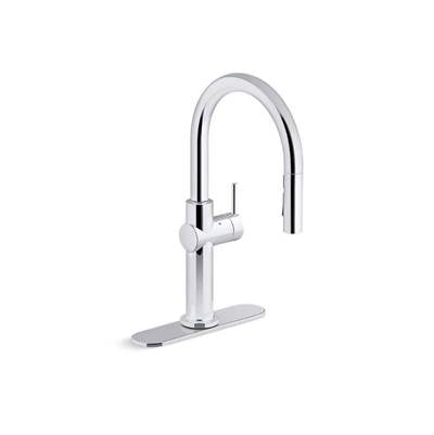Kohler K-22974-CP - Crue Touchless Pull-Down Kitchen Sink Faucet With Three-Function Sprayhead