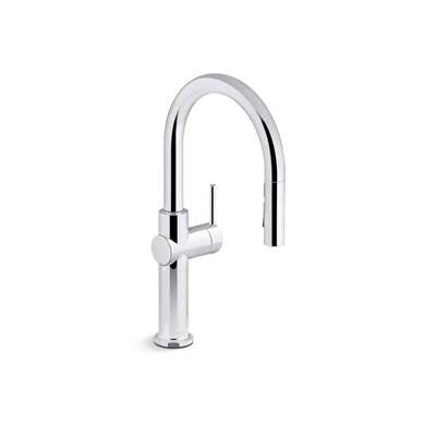 Kohler K-22972-CP - Crue Pull-Down Kitchen Sink Faucet With Three-Function Sprayhead