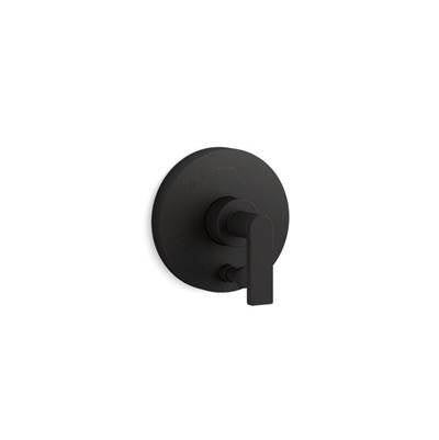 Kohler K-T73117-4-BL - Composed Rite-Temp Valve Trim With Push-Button Diverter And Lever Handle