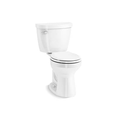 Kohler K-31641-0 - Cimarron Two-Piece Round-Front 1.28 Gpf Chair Height Toilet