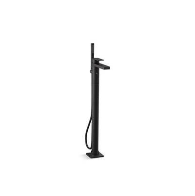 Kohler K-T23492-4-BL - Parallel Floor-Mount Bath Filler Trim With Handshower