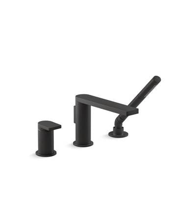 Kohler K-73078-4-BL - Composed Deck-Mount Bath Faucet With Handshower
