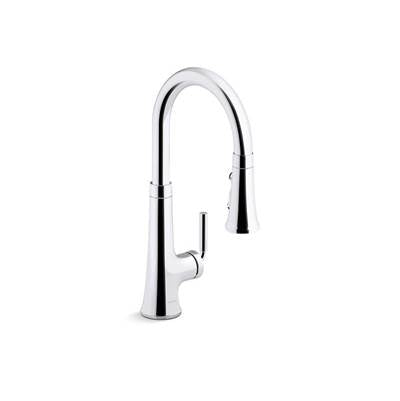 Kohler K-23764-CP - Tone Pull-Down Kitchen Sink Faucet With Three-Function Sprayhead