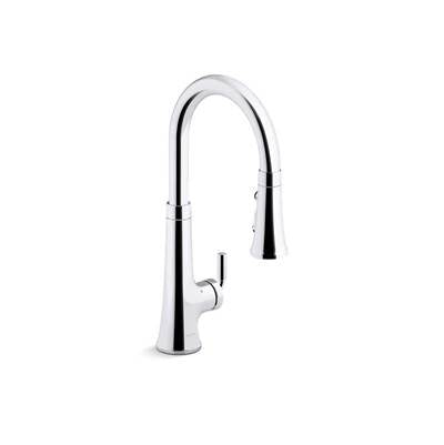 Kohler K-23766-WB-CP - Tone Touchless Pull-Down Kitchen Sink Faucet With Kohler Konnecte And Three-Function Sprayhead