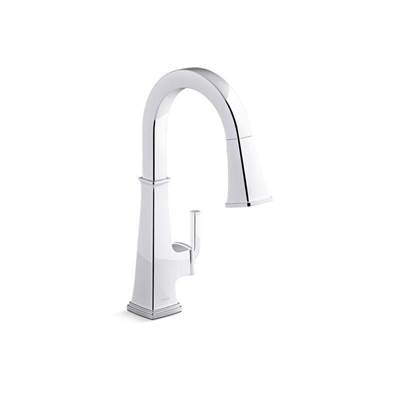 Kohler K-23830-CP - Riff Pull-Down Kitchen Sink Faucet With Three-Function Sprayhead