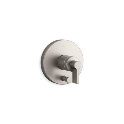 Kohler K-T78016-4-BN - Components Rite-Temp Shower Valve Trim With Diverter And Lever Handle, Valve Not Included