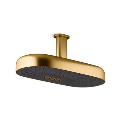 Kohler K-26297-2MB - Statemente Oblong 18'' Two-Function Rainhead, 2.5 Gpm