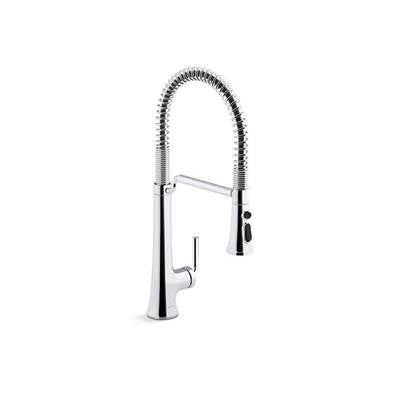 Kohler K-23765-CP - Tone Semi-Professional Pull-Down Kitchen Sink Faucet With Three-Function Sprayhead
