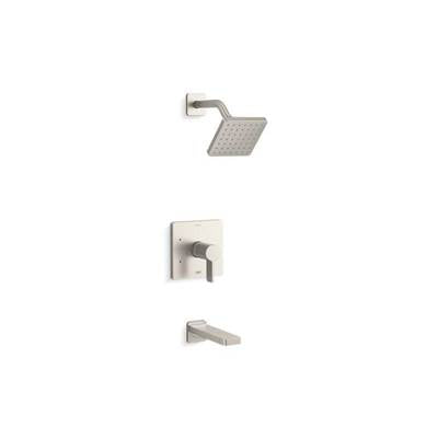 Kohler K-TS23502-4-BN - Parallel Rite-Temp Bath And Shower Trim