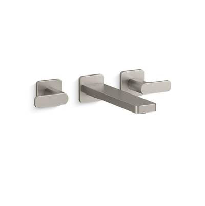 Kohler K-T27120-4-BN - Parallel Wall-Mount Bathroom Sink Faucet Trim