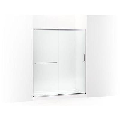 Kohler K-707608-6L-SH - Elatee Sliding Shower Door, 70-1/2'' H X 56-1/4 - 59-5/8'' W, With 1/4'' Thick Crystal Clear Glass