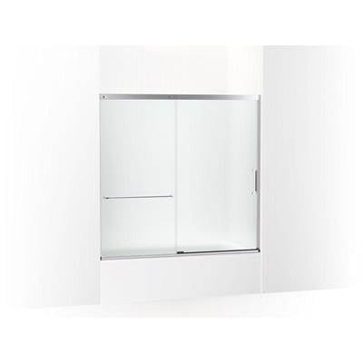 Kohler K-707609-6D3-SH - Elatee Sliding Bath Door, 56-3/4'' H X 56-1/4 - 59-5/8'' W, With 1/4'' Thick Frosted Glass
