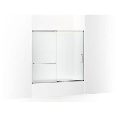 Kohler K-707609-6D3-MX - Elatee Sliding Bath Door, 56-3/4'' H X 56-1/4 - 59-5/8'' W, With 1/4'' Thick Frosted Glass