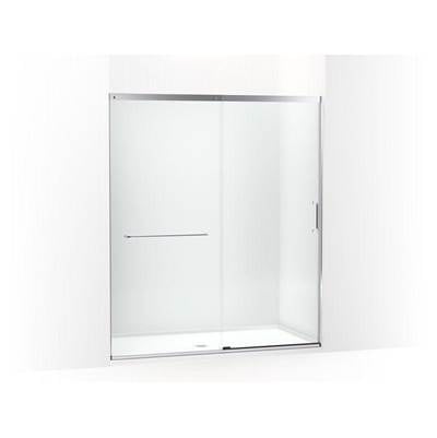 Kohler K-707616-8L-SH - Elatee Tall Sliding Shower Door, 75-1/2'' H X 62-1/4 - 65-5/8'' W, With Heavy 5/16'' Thick Crystal Clear Glass