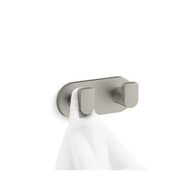 Kohler K-73146-BN - Composed Double Robe Hook