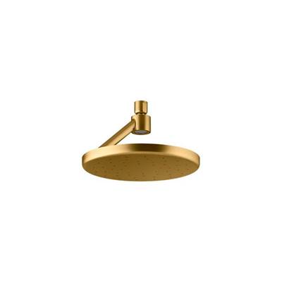 KOHLER Statement 1-Spray Patterns With 1.75 GPM 8.875 In. Ceiling Mount Fixed Shower Head In Matte Black 26301 G Bl KOHLER Statement 1-Spray Patterns With 1.75 GPM 8.875 In. Ceiling Mount Fixed Shower Head In Matte Black 26301 G Bl