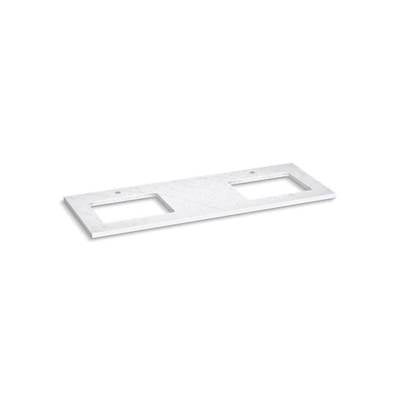 Kohler K-28255-EST - Silestone 61'' Quartz Vanity Top With Two Rectangular Cutouts