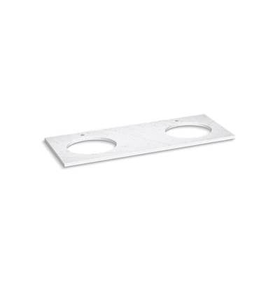 Kohler K-28256-EST - Silestone Quartz 61'' Vanity Top With Double Oval Cutouts