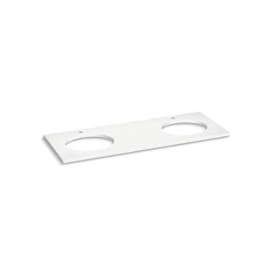 Kohler K-28256-MMW - Silestone Quartz 61'' Vanity Top With Double Oval Cutouts