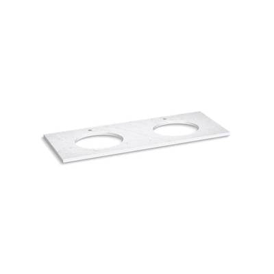 Kohler K-28259-EST - Silestone Quartz 61'' Vanity Top With Double Oval Cutouts