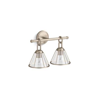 Kohler K-27742-SC02-BVL - Terrete 15-1/2'' Two-Light Sconce