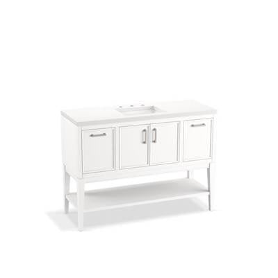 Kohler K-33580-ASB-0 - Winnow 48'' Bathroom Vanity Cabinet With Sink And Quartz Top