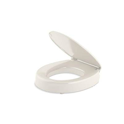 Kohler K-25876-96 - Hytene Elevated Quiet-Closee Round-Front Toilet Seat