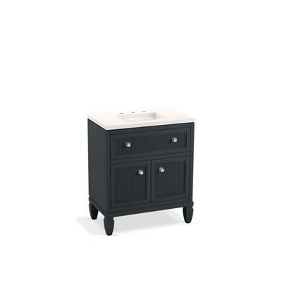 Kohler K-33536-ASB-1WX - Hearthaven 30'' Bathroom Vanity Cabinet With Sink And Quartz Top