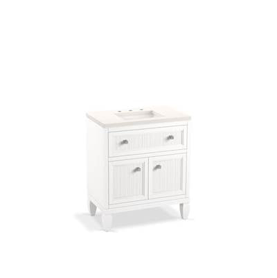 Kohler K-33536-ASB-0 - Hearthaven 30'' Bathroom Vanity Cabinet With Sink And Quartz Top