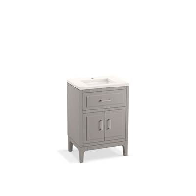 Kohler K-33551-ASB-1WT - Seer 24'' Bathroom Vanity Cabinet With Sink And Quartz Top