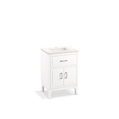 Kohler K-33551-ASB-0 - Seer 24'' Bathroom Vanity Cabinet With Sink And Quartz Top