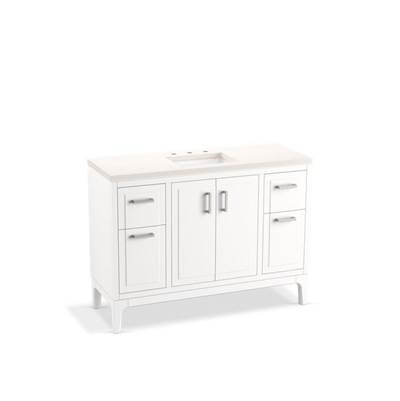 Kohler K-33554-ASB-0 - Seer 48'' Bathroom Vanity Cabinet With Sink And Quartz Top
