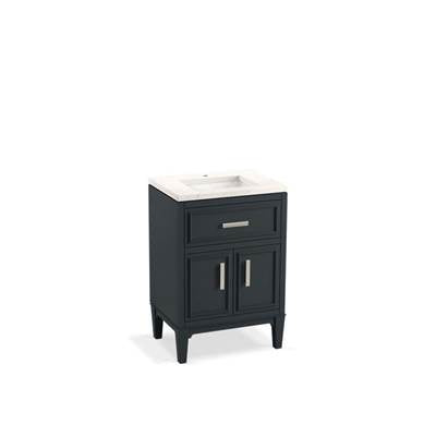 Kohler K-33543-ASB-1WX - Southerk 24'' Bathroom Vanity Cabinet With Sink And Quartz Top
